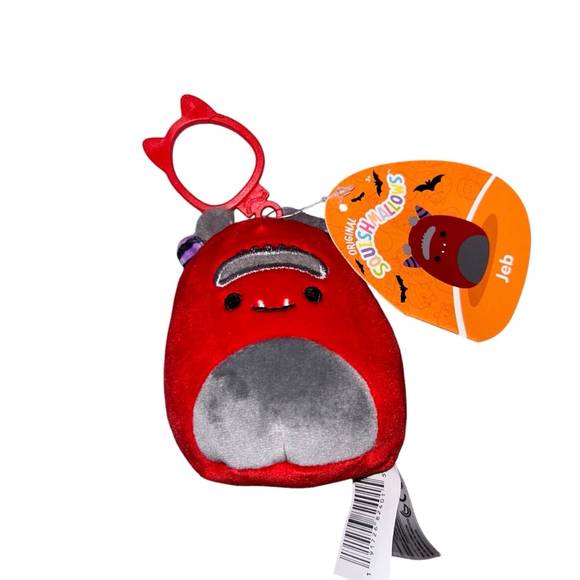 Halloween 2024 Jeb the Monster Squishmallows Clip Keychain Plush - Picture 3 of 5